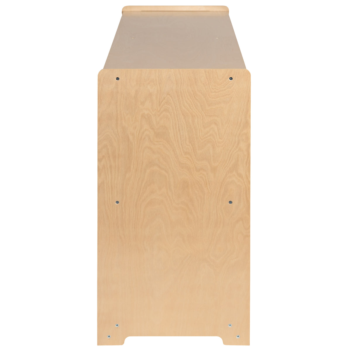 30"H x 48"L |#| Wooden 2 Section School Classroom Storage Cabinet for Commercial or Home Use