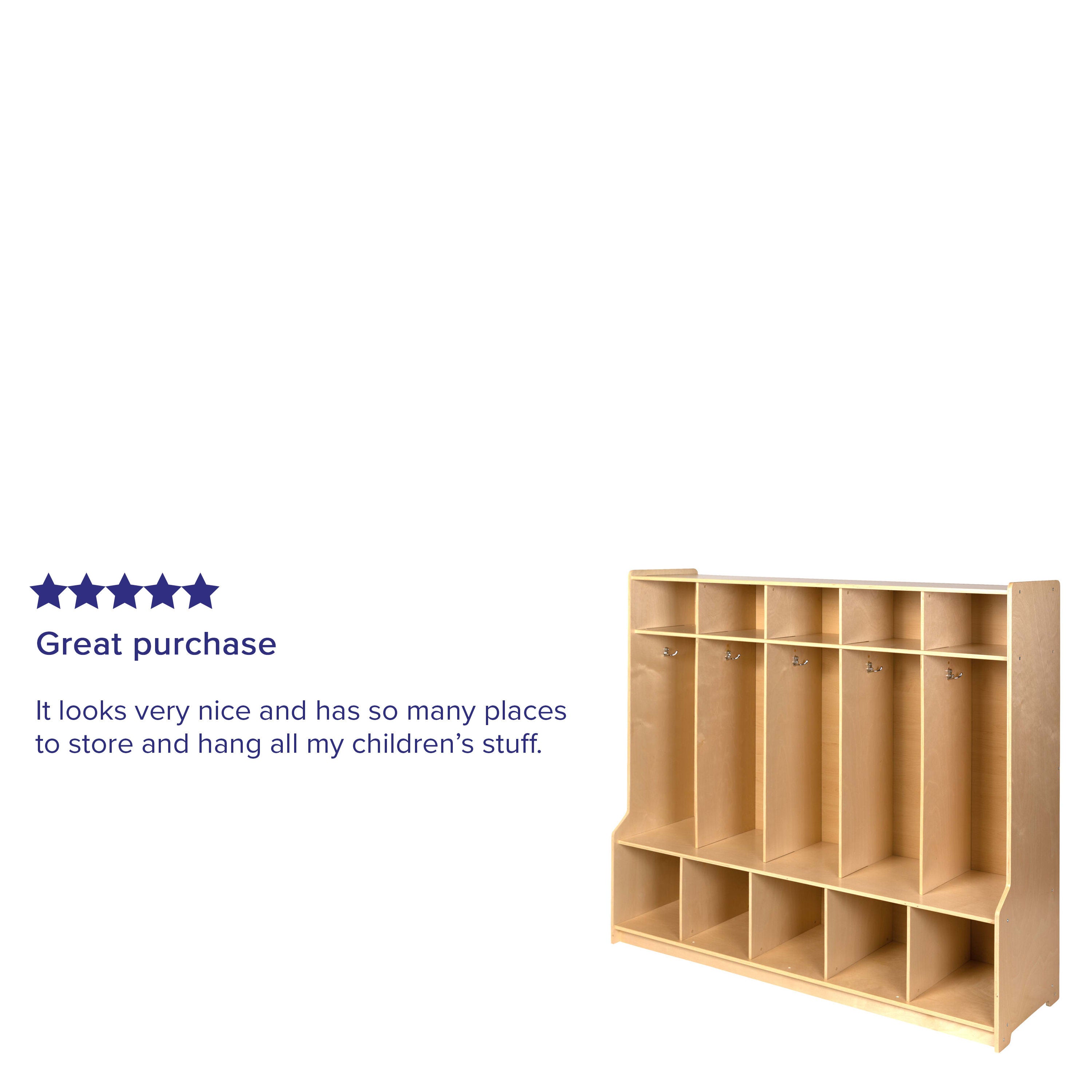 Kids deals coat cubbies