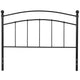 Black,Full |#| Decorative Black Metal Full Size Headboard - Bedroom Furniture - Modern