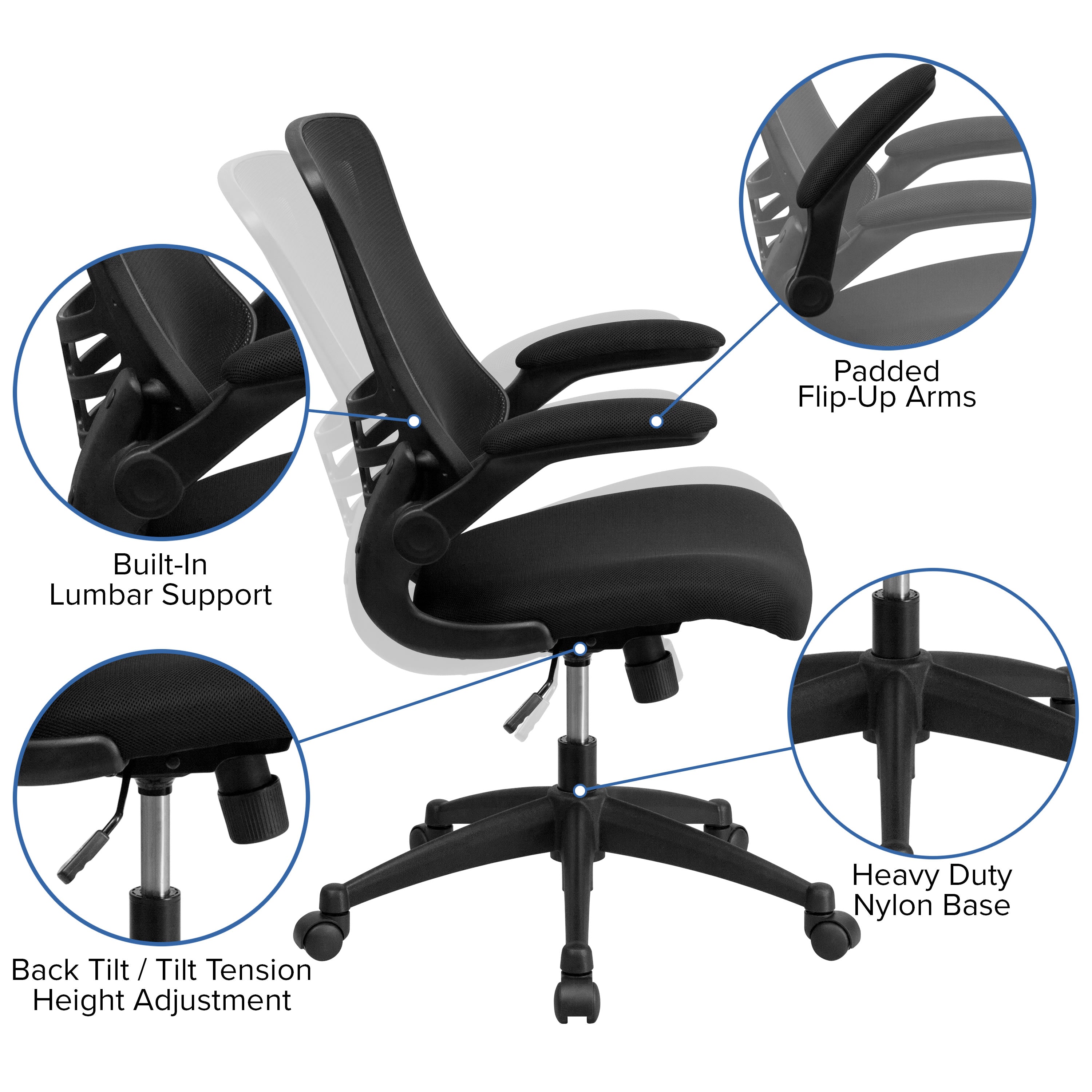 Computer chair with built in keyboard tray cheap