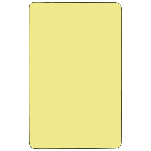 White Top/Silver Frame |#| Commercial Adjustable Height Rectangular Activity Table with Short Legs in White