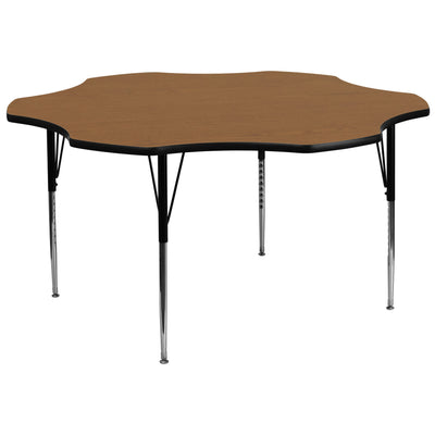 Commercial Adjustable Height Flower Activity Table-Standard Legs - View 1