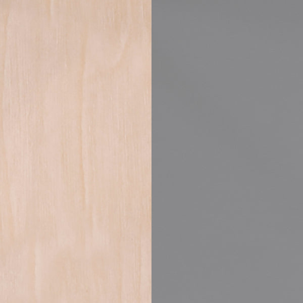 Walnut Wood Back/Gray Vinyl Seat |#| Commercial Metal Dining Chair - Vinyl Seat - Wood Boomerang Back-Gray/Walnut