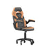 X10 Gaming Chair Racing Office Computer PC Adjustable Chair with Flip-up Arms and Transparent Roller Wheels