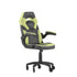 X10 Gaming Chair Racing Office Computer PC Adjustable Chair with Flip-up Arms and Transparent Roller Wheels
