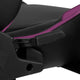 Purple |#| Racing Gaming Ergonomic Chair with Fully Reclining Back in Purple LeatherSoft