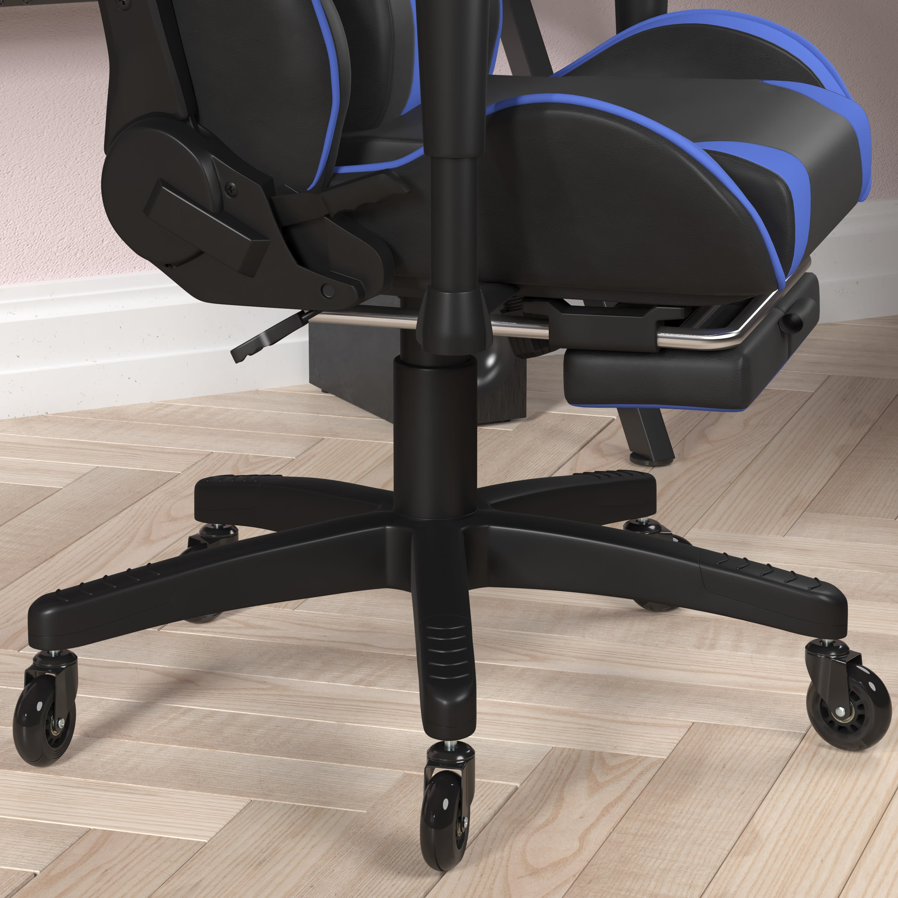 Gaming chair with best sale wheels