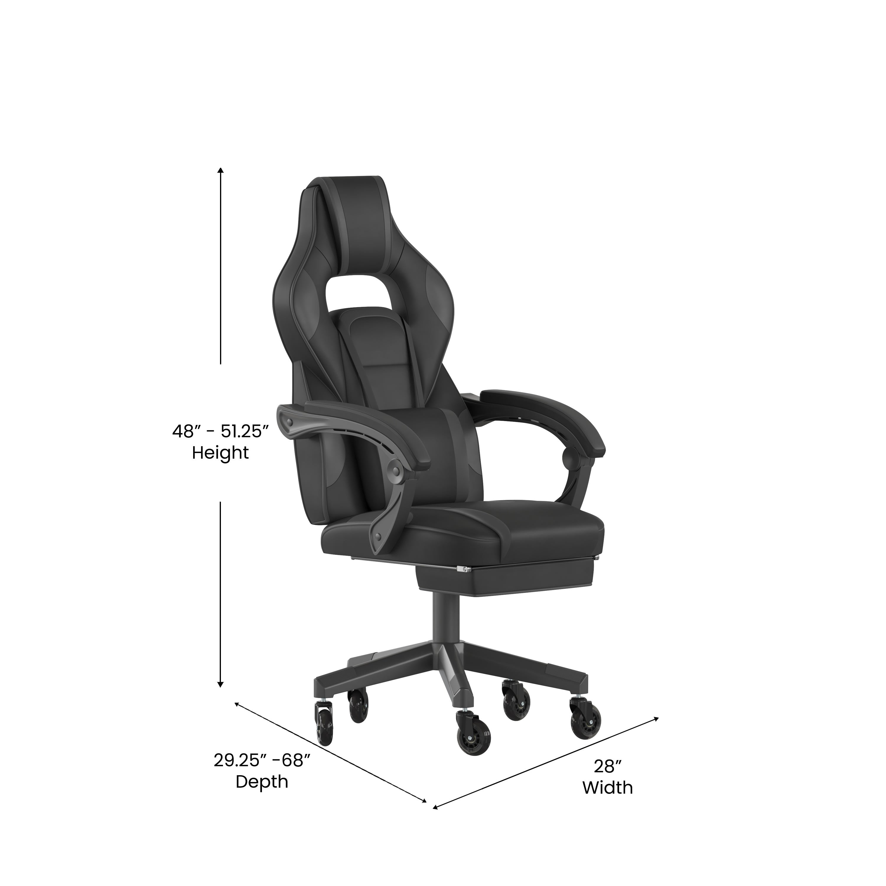 Chair-Skater Wheels CH-00288-RLB- – BizChair Chair-Skater Wheels CH-00288-RLB- – BizChair