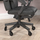 Black |#| Office Gaming Chair with Skater Wheels & Reclining Arms - Black LeatherSoft