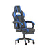 X40 Gaming Chair Racing Computer Chair with Fully Reclining Back/Arms and Transparent Roller Wheels, Slide-Out Footrest