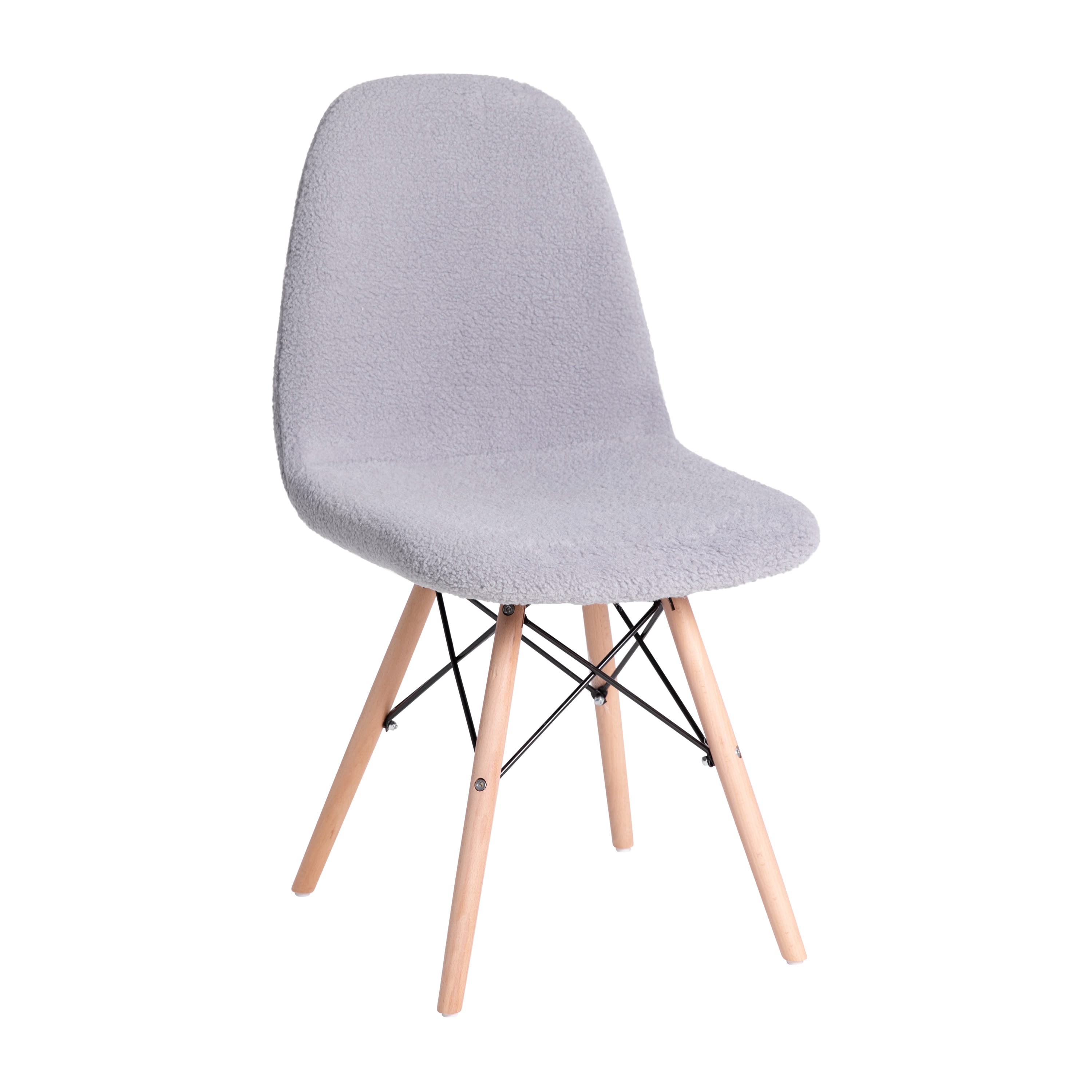 Faux shearling accent 2025 chair