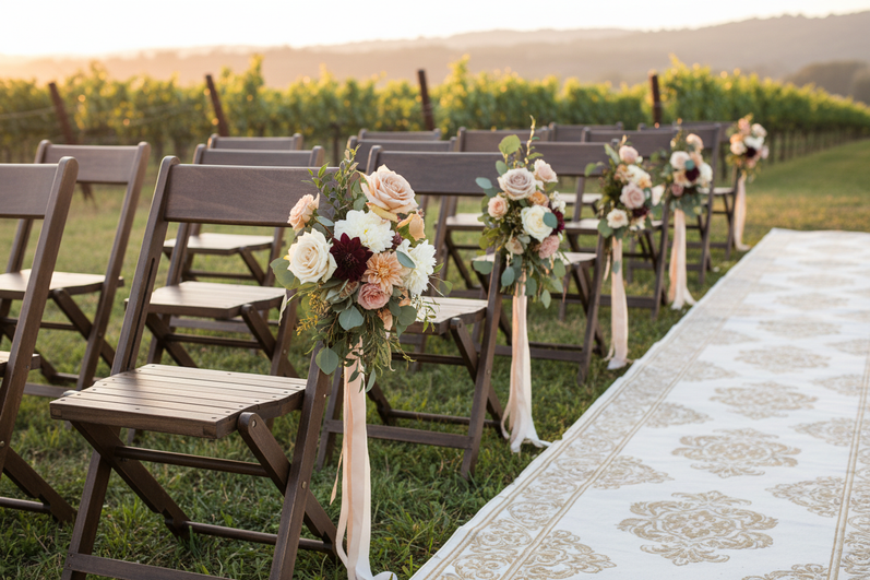 Bizchair-advantage-slatted-wood-folding-wedding-chairs-in-elegant-vineyard-setting