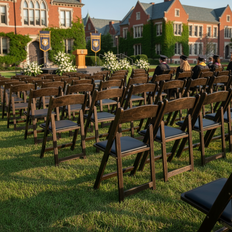 Bizchair-advantage-wood-folding-chair-university-graduation-ceremony