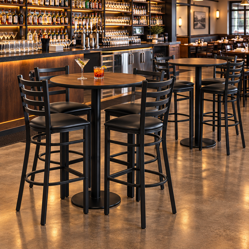 Bizchair-cocktail-service-area-beside-a-commercial-restaurant-bar
