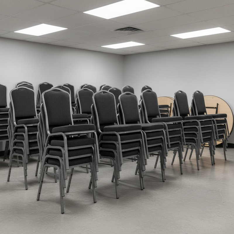 HERCULES Crown Back Chair — Storage Room, Stacks Only