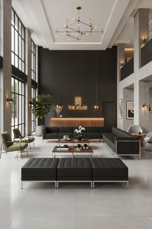 HERCULES Imagination Series 12-Piece Sectional — Boutique Hotel Lobby 2:3 Vertical