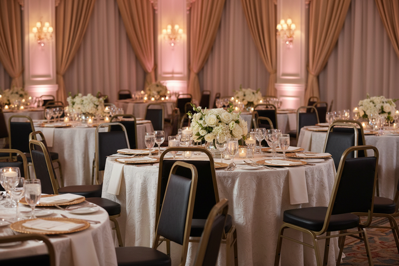 Bizchair-hercules-series-trapezoidal-back-banquet-chairs-at-wedding-reception