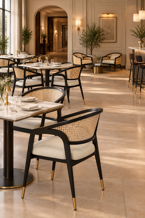 Bizchair-hotel-restaurant-dining-area-with-upholstered-chairs-and-a-small-lounge