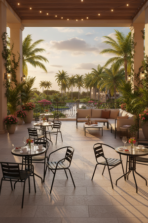 Lila Bistro Sets & Lea Sectional — Resort Terrace Fully Furnished 2:3