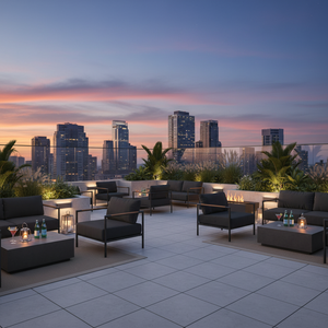 Bizchair-luxury-hotel-rooftop-lounge-dusk