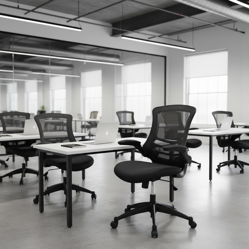 Bizchair-mid-back-mesh-task-chair-tech-company-training-room