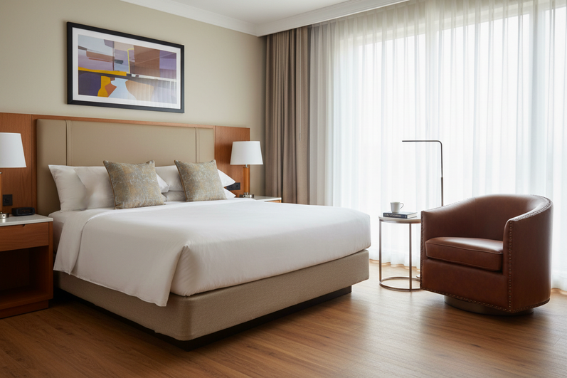 Bizchair-myles-barrel-accent-armchair-hotel-room-corner-layout-3-2