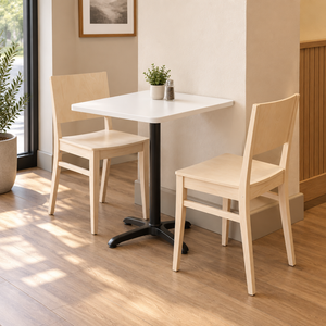 Bizchair-restaurant-corner-with-table-chairs-and-visible-wall-clearance