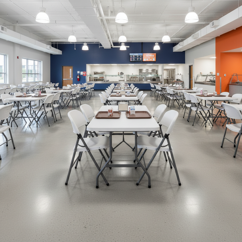 Bizchair-school-cafeteria-bi-fold-tables-folding-chairs
