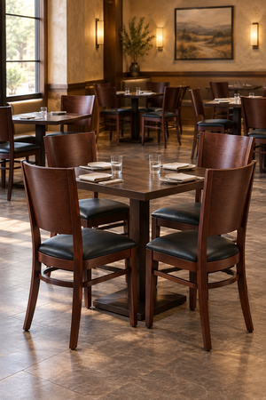 Bizchair-upscale-restaurant-dining-room-with-upholstered-wood-chairs