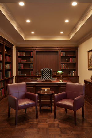 Visitor Zone Traditional Executive Office - Full Bleed 2:3